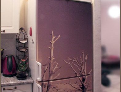 Decal nghệ thuật dán tủ lạnh